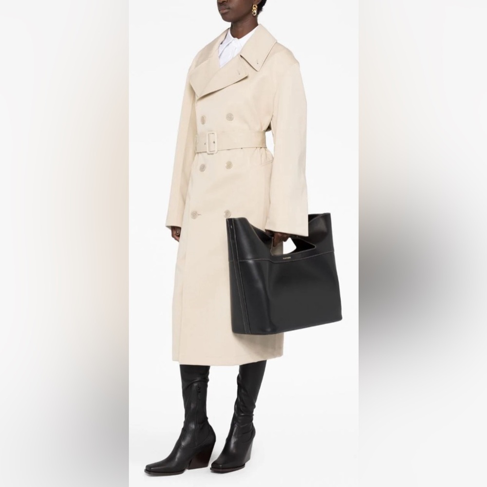Alexander Mcqueen Black Leather The Bow Bag $2590 - Picture 14 of 14